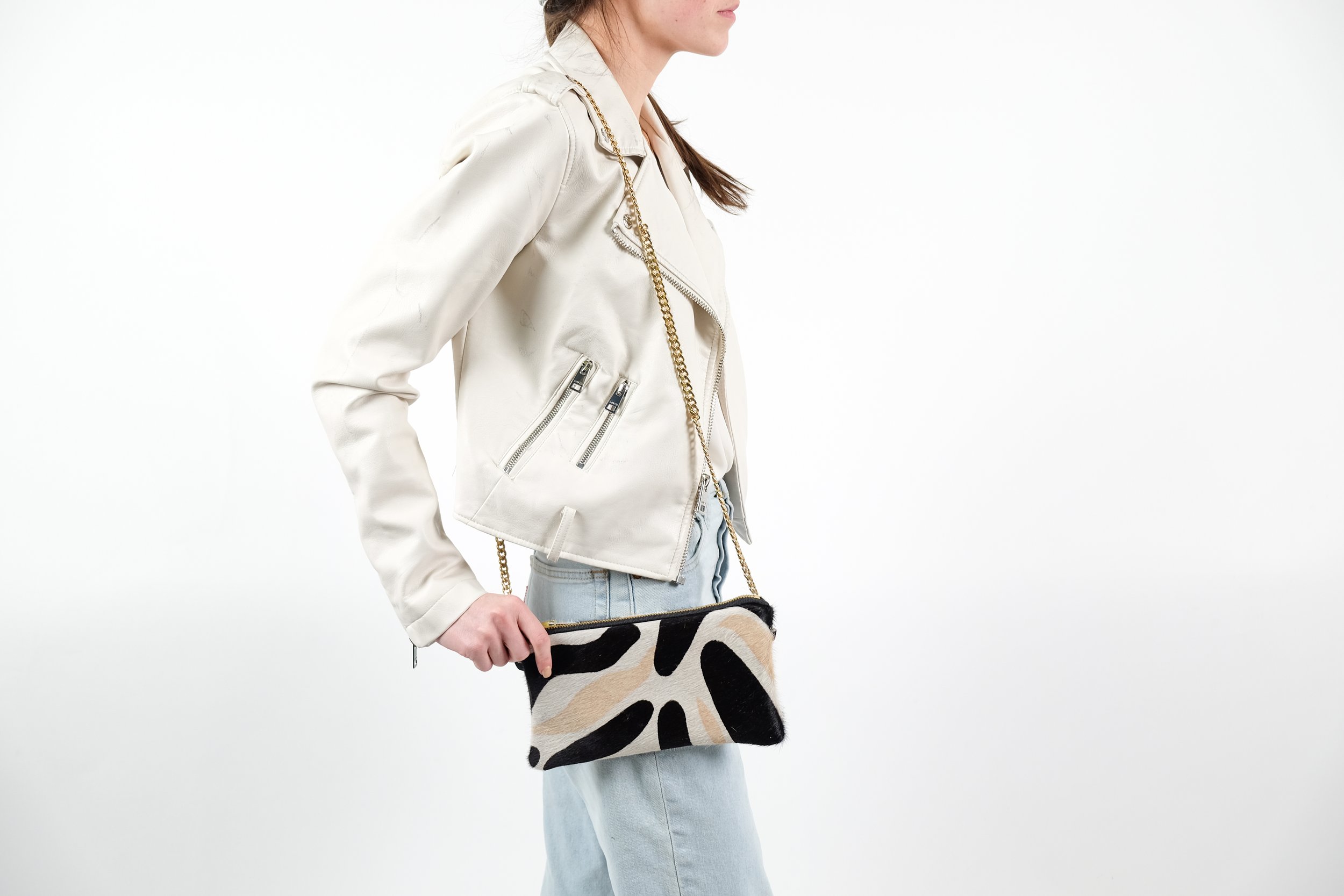 Hyde Crossbody in Zebra — Parker & Hyde